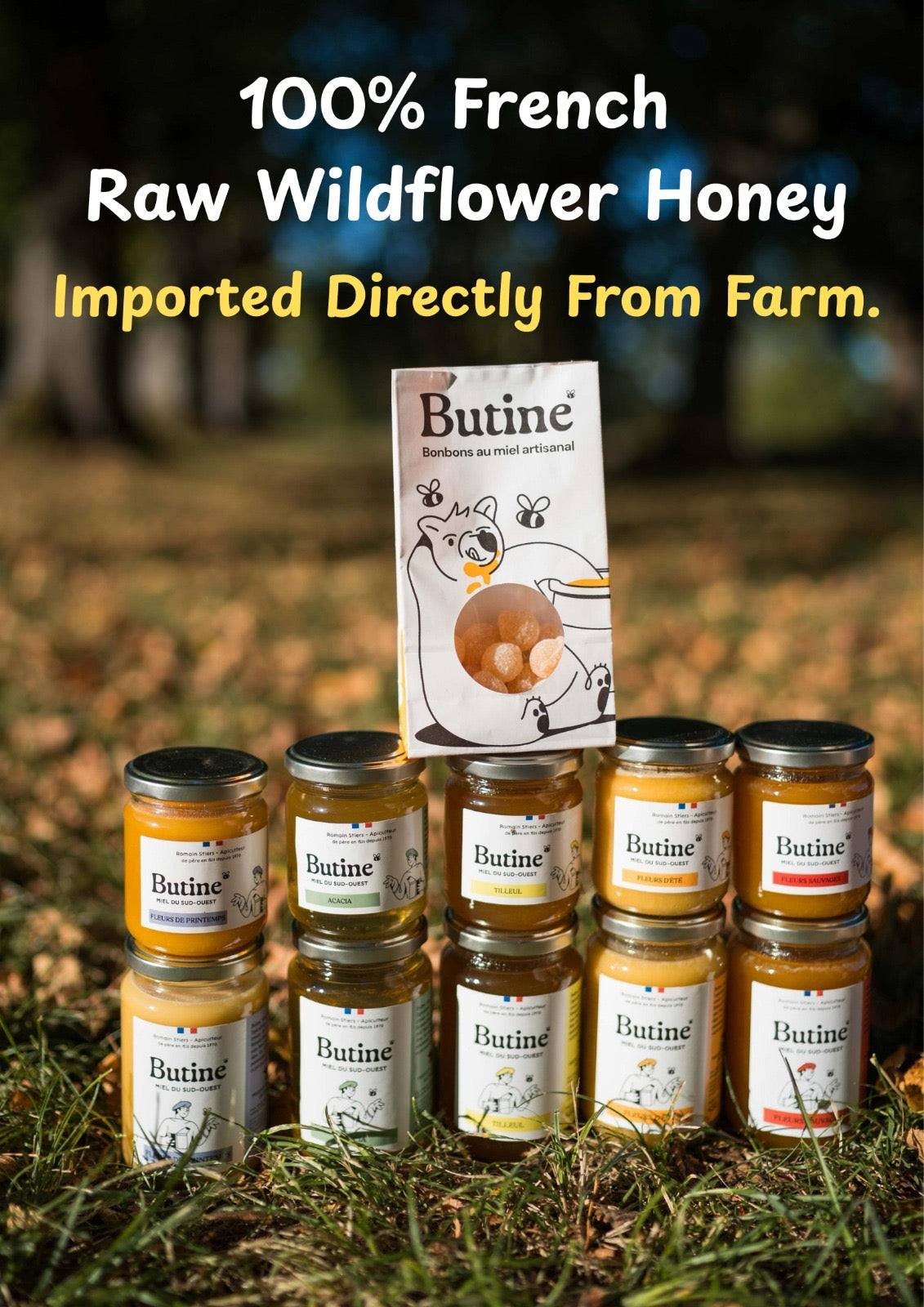 French Artisanal CNY Gift Set｜Organic Nut Oil · Pure Nut Butter · Raw Wildflower Honey