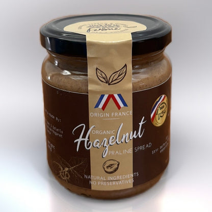 Organic Hazelnut Praline Spread — Classic French Indulgence